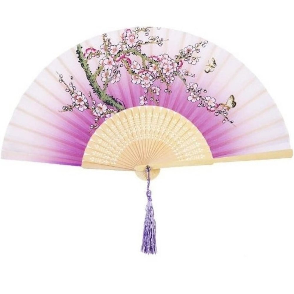 Foldable Purple Fan